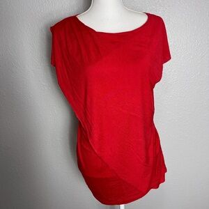 Kenar Red Cap sleeve Large